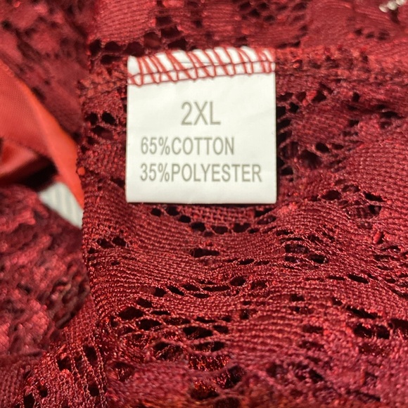 Lace Babydoll Romper Lingerie - Picture 5 of 6